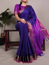 Ynf7408 Poly Cotton With Zari Weaving Work Sarees Wholesale In India